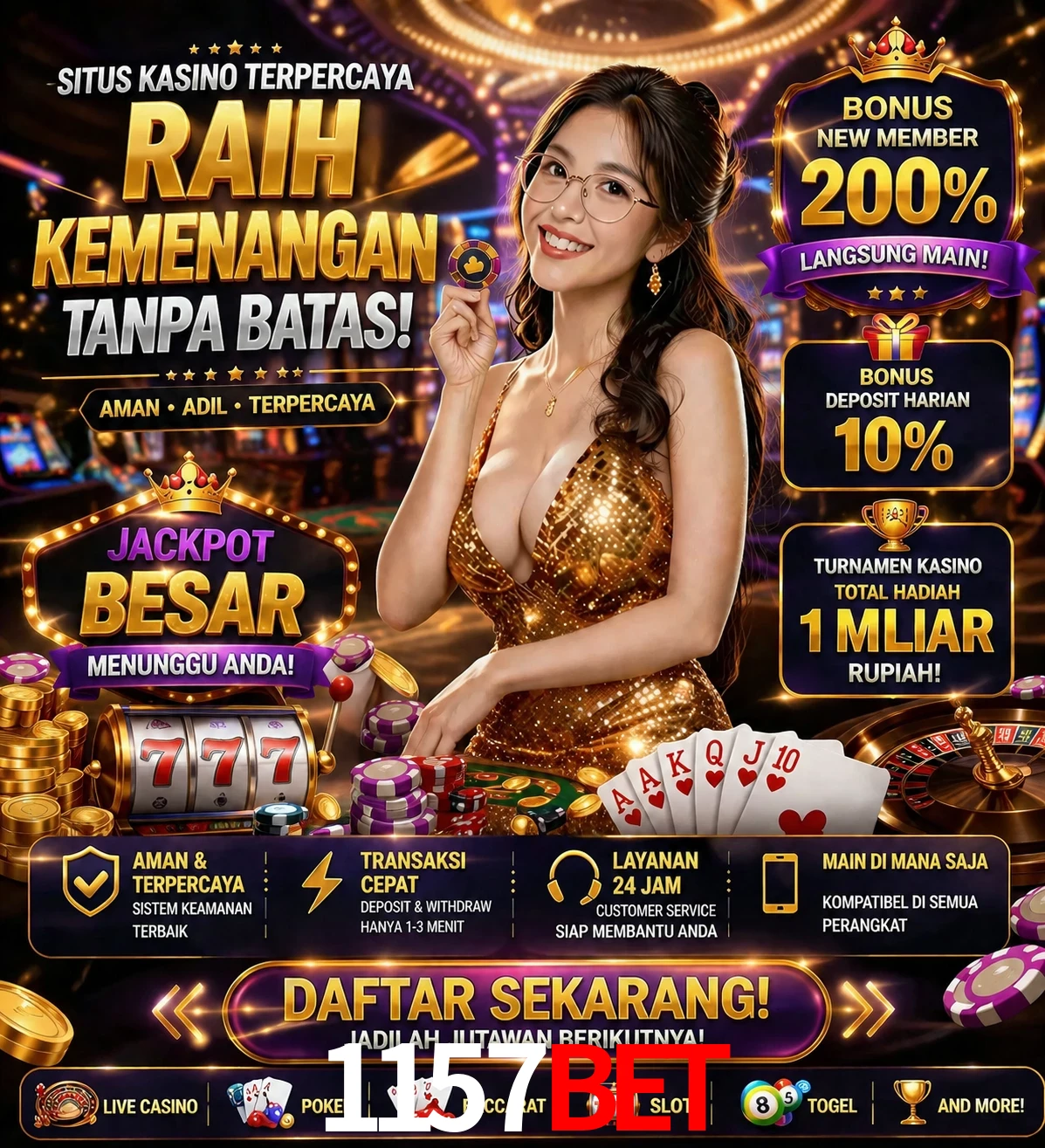 Roleta e blackjack 1157bet